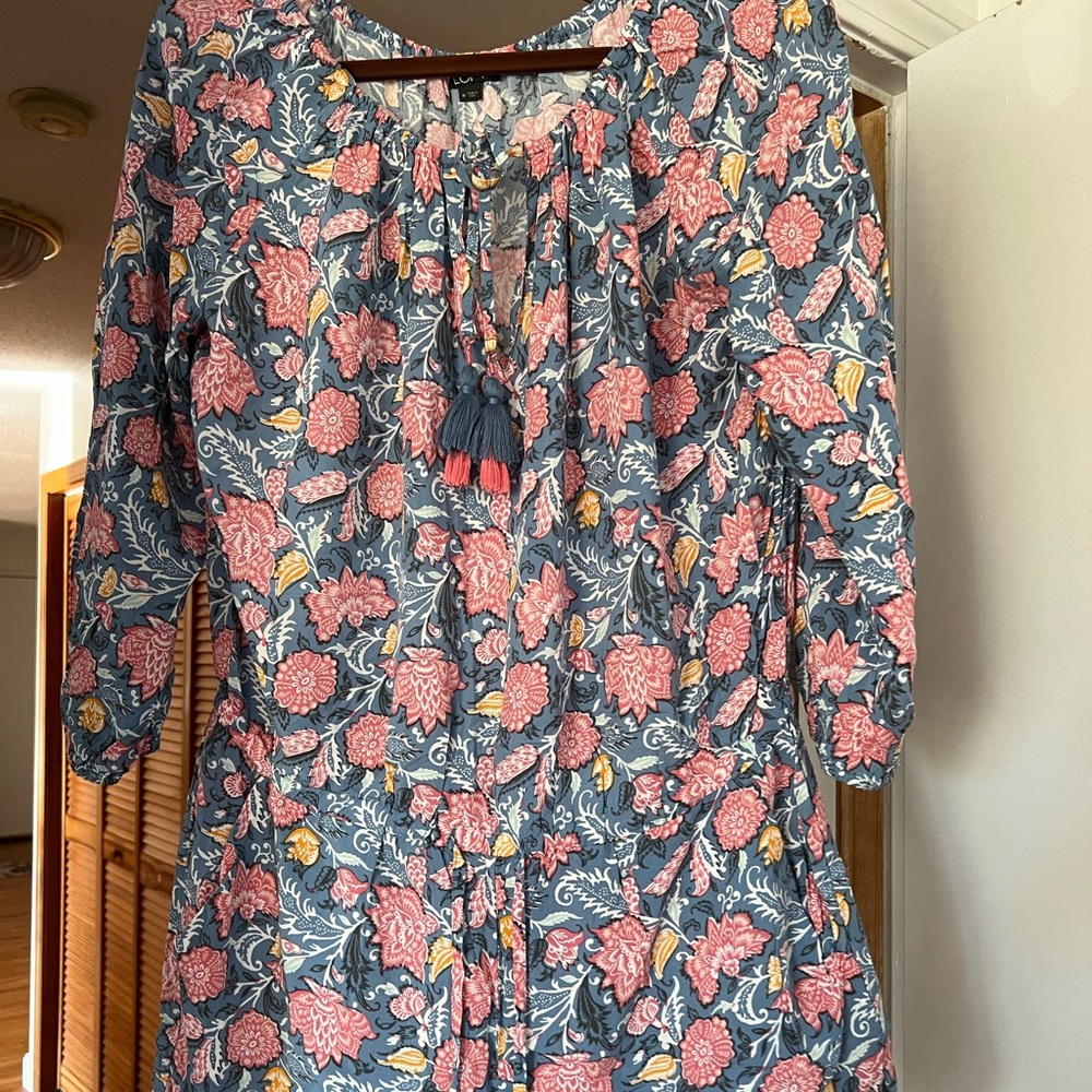 LOFT quarter sleeve romper